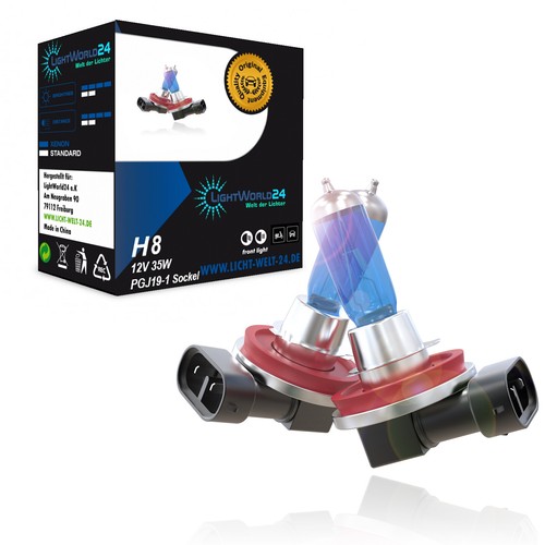 6000k 12v 35w xenon look - 2x, h8